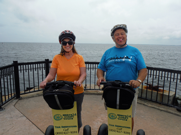 the two RV Gypsies on their Segway tour